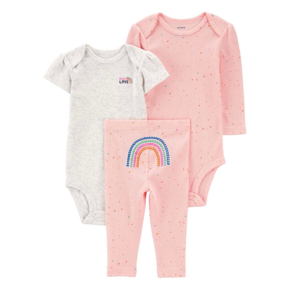 Baby 3-Piece Rainbow Little Character Set